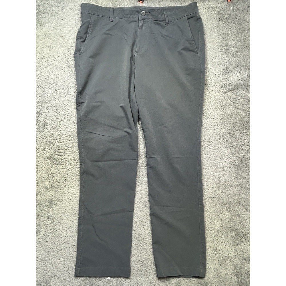 Under Armour Pants Men's 40x32 Gray Performance Golf Chino Casual Outdoor